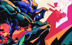 Trial of Will — illustration by Hurca! shown in a sample editorial layout