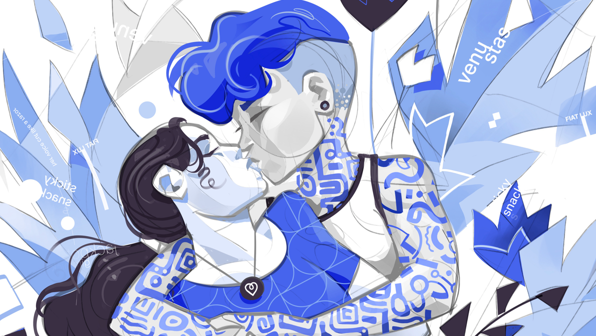 Our Afternoons — illustration by Hurca! shown in a sample editorial layout