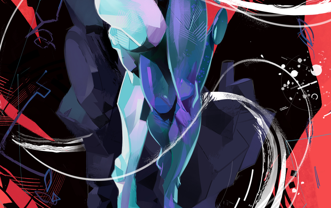 Paradise Lost — illustration by Hurca! shown in a sample editorial layout