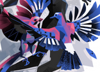 Older Than Instinct — illustration by Hurca! shown in a sample editorial layout